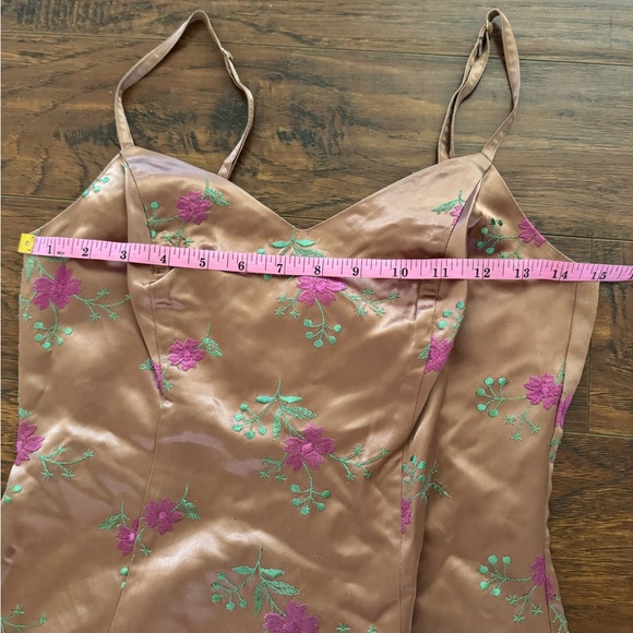 VTG Betsey Johnson Floral Embroidered dress - Picture 5 of 7